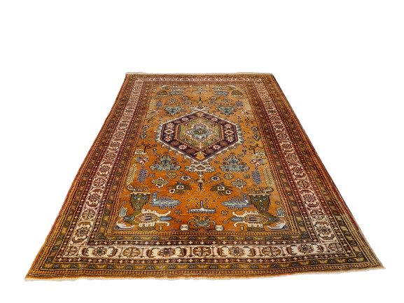 Perserteppich Orientteppich Derbent Kazak Handgeknüpfter Teppich Sammlerstück 262x175cm