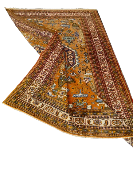 Perserteppich Orientteppich Derbent Kazak Handgeknüpfter Teppich Sammlerstück 262x175cm