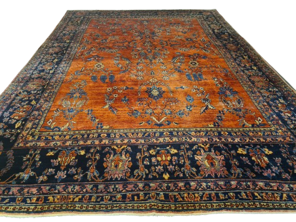 Perserteppich Orientteppich US Sarough Reimport Handgeknüpfter Teppich Sammlerstück 340x235cm