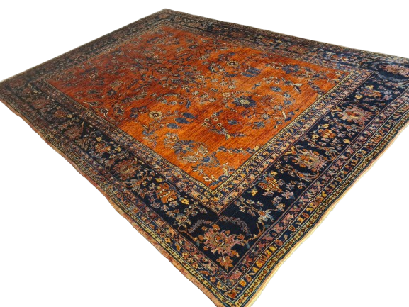 Perserteppich Orientteppich US Sarough Reimport Handgeknüpfter Teppich Sammlerstück 340x235cm