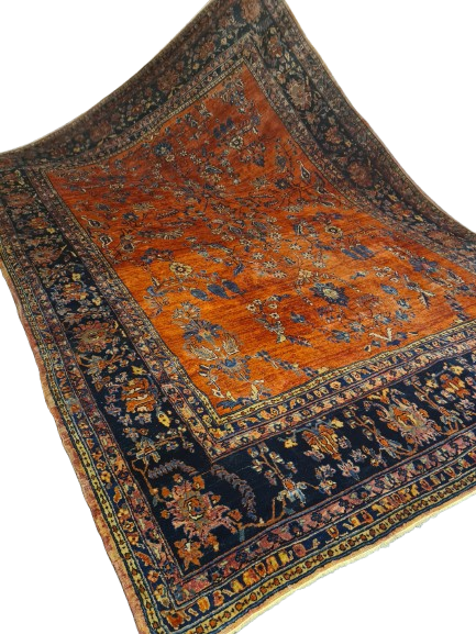 Perserteppich Orientteppich US Sarough Reimport Handgeknüpfter Teppich Sammlerstück 340x235cm