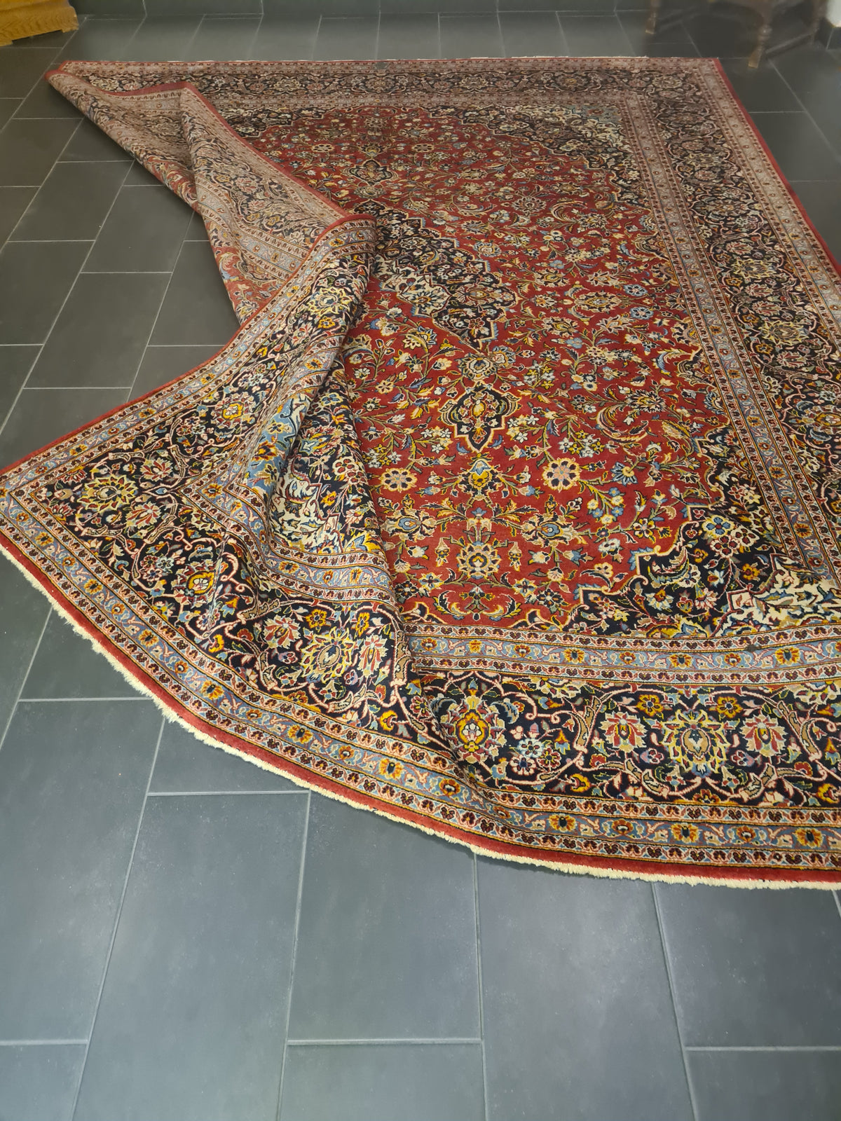 Perserteppich Orientteppich Handgeknüpfter Tepich Keshan Palastteppich – Gallery Jarrodi