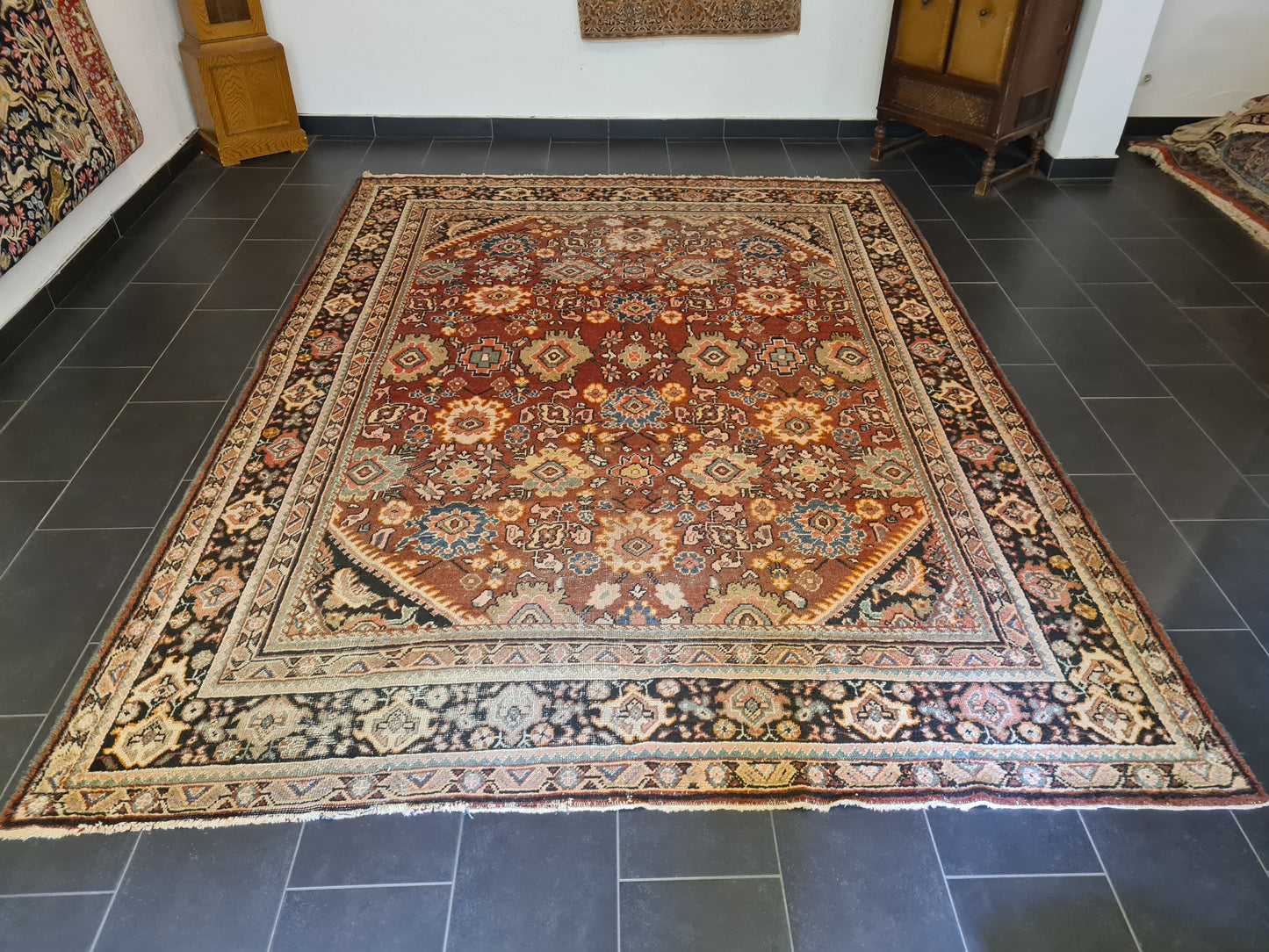 Perserteppich Orientteppich Handgeknüpfter Teppich Sarough Mahal Palast Teppich 335x250cm