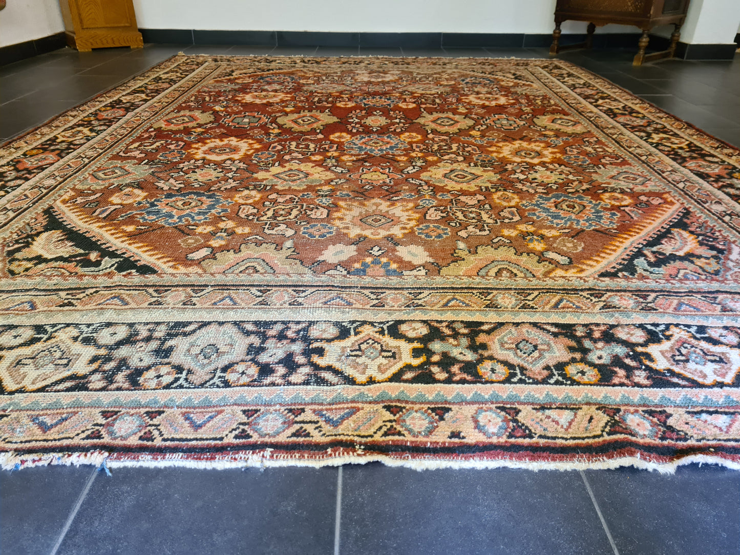 Perserteppich Orientteppich Handgeknüpfter Teppich Sarough Mahal Palast Teppich 335x250cm