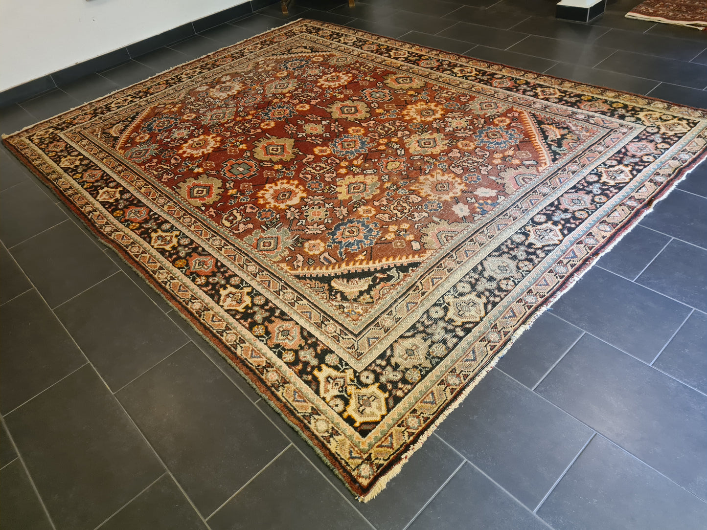 Perserteppich Orientteppich Handgeknüpfter Teppich Sarough Mahal Palast Teppich 335x250cm