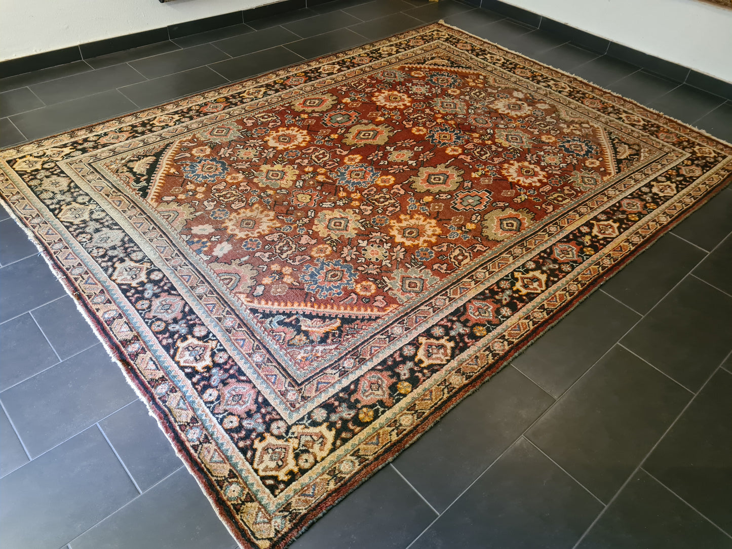 Perserteppich Orientteppich Handgeknüpfter Teppich Sarough Mahal Palast Teppich 335x250cm