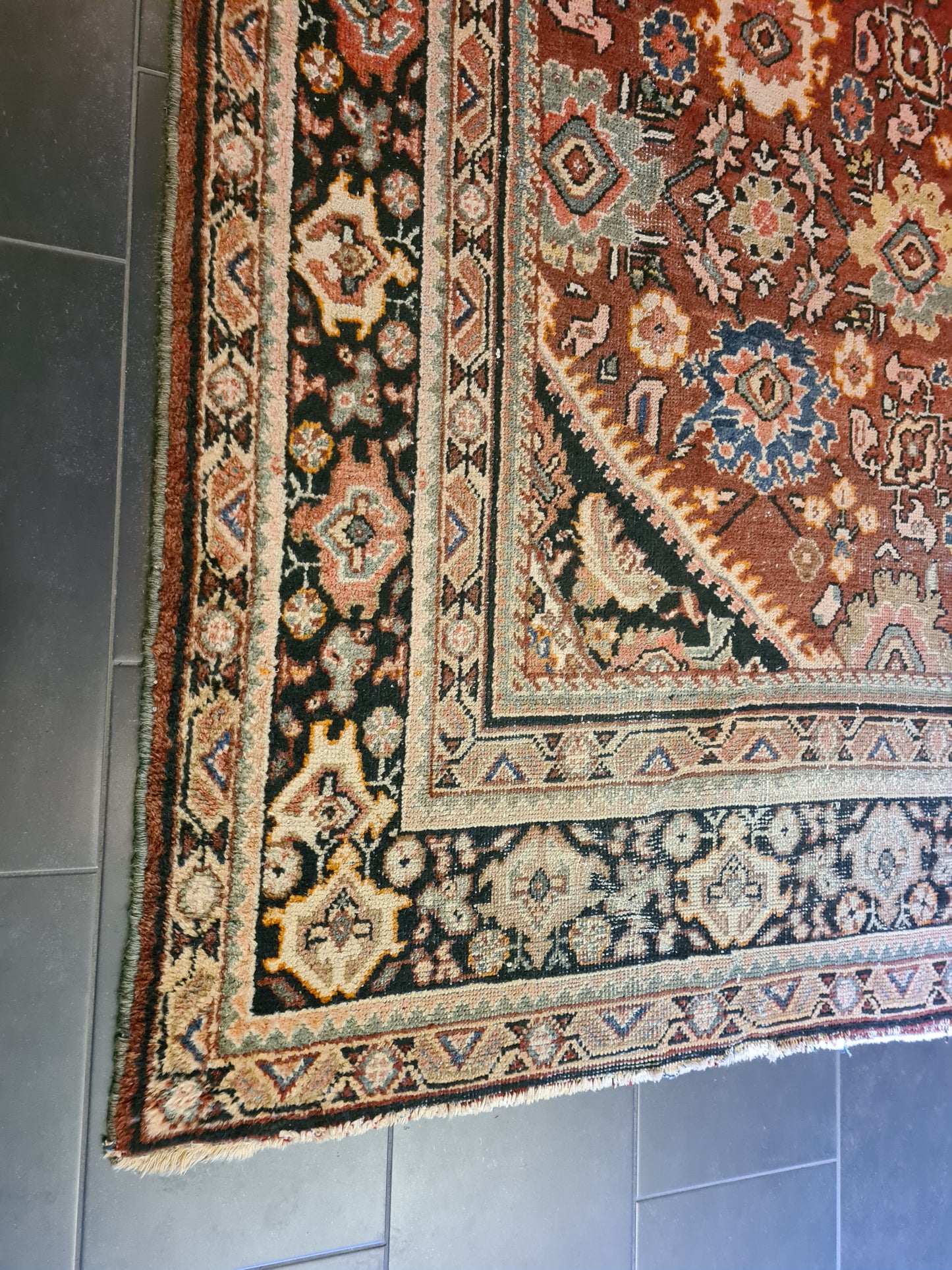 Perserteppich Orientteppich Handgeknüpfter Teppich Sarough Mahal Palast Teppich 335x250cm