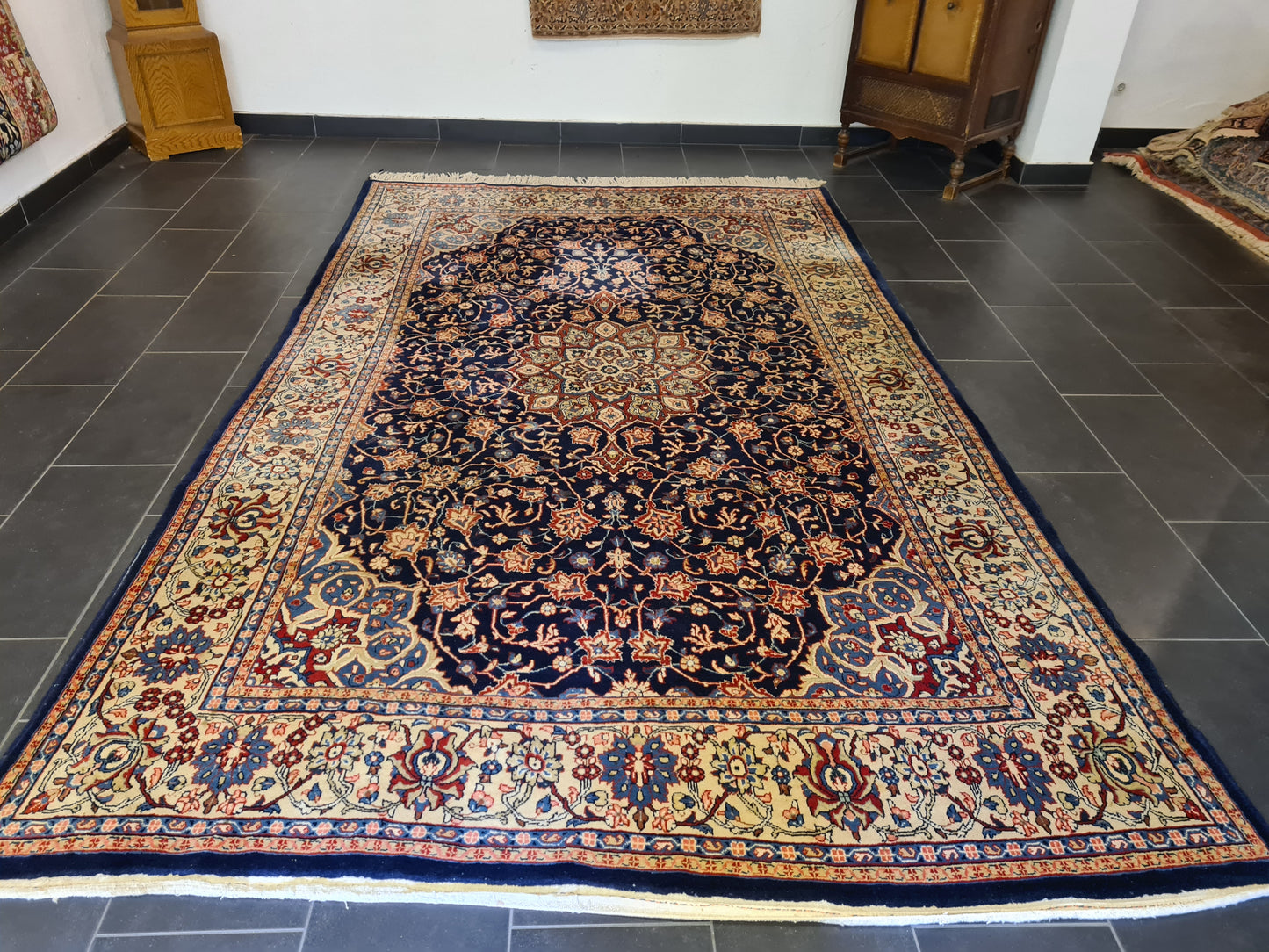 Perserteppich Orientteppich Handgeknüpfter Teppich Sarough Palastteppich fein 334x204cm