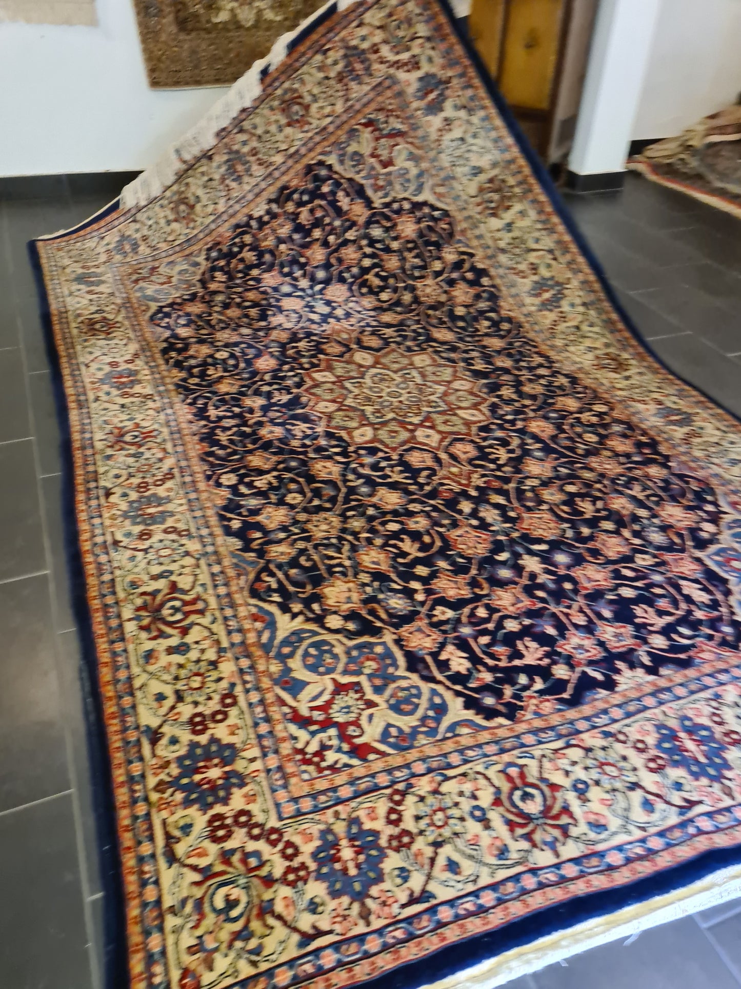 Perserteppich Orientteppich Handgeknüpfter Teppich Sarough Palastteppich fein 334x204cm