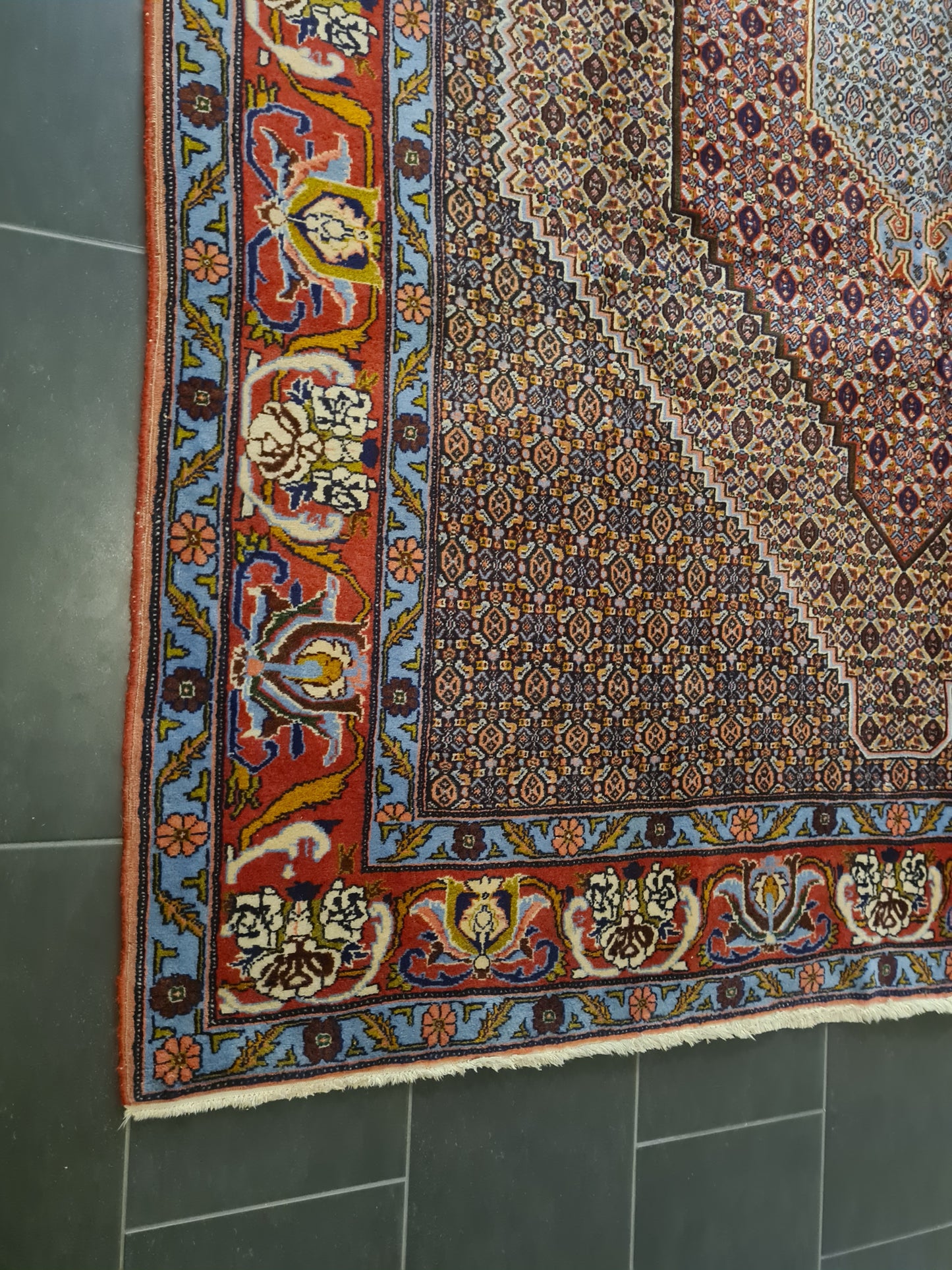 Perserteppich Orientteppich Handgeknüpfter Teppich Senneh Bidjar fein 300x200cm