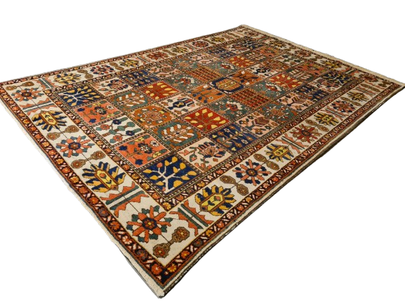 Perserteppich Orientteppich Handgeknüpfter Bachtiar Palast Teppich Sammlerstück 310x210cm