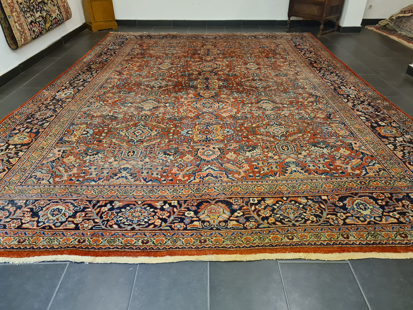 Perserteppich Orientteppcih Antiker Teppich Handgeknüpfter Sarough Mahal 430x318cm