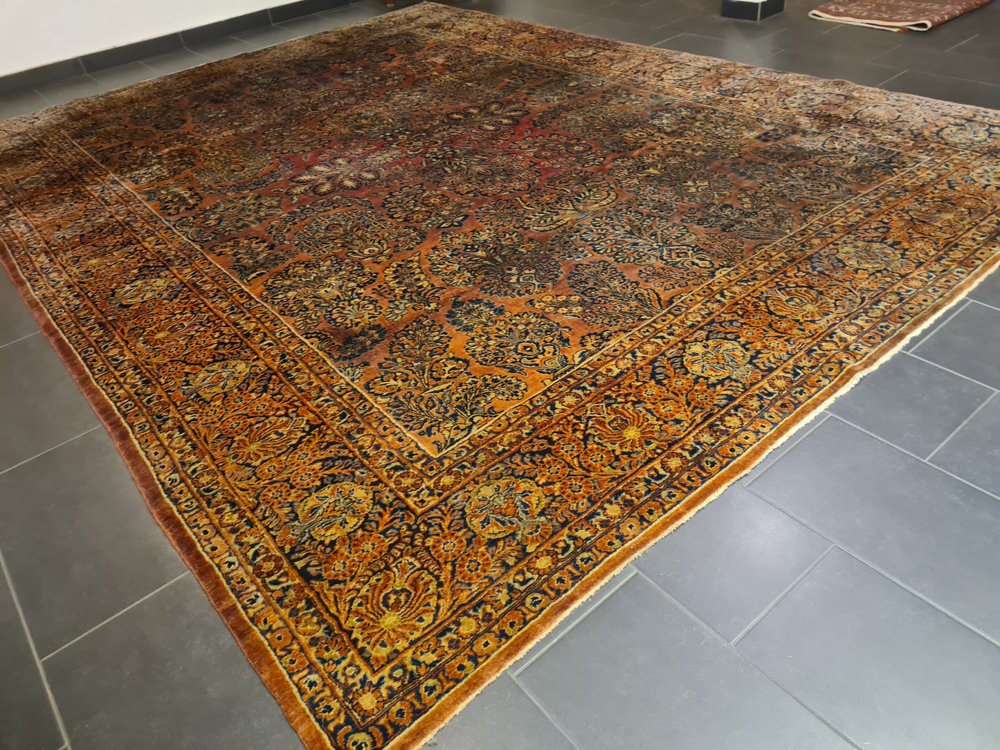 Perserteppich Orientteppich Handgeknüpfter Palast Teppich US Sarough Reimport 415x305cm