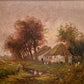 Europäische Schule 20. Jhrd. Ölgemälde Landschaft 62x50 cm