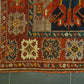 Orientteppich Antiker Teppich Handgeknüpfter Kazak Seltenes Sammlerstück 393x176cm