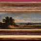 Anton Lichtl 20. Jhrd. Ölgemälde Pre alpine Landschaft 52x27 cm