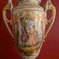 Ambrosius Lamm Dresden 1900 Jh. Große Handbemalte Henkelvase