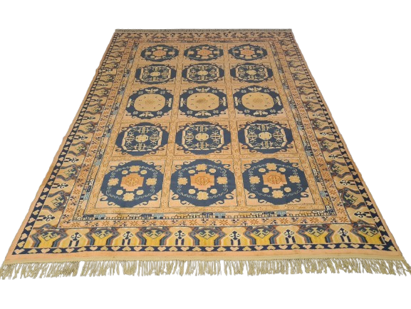 Orientteppich Antiker Handgeknüpfter Teppich China Sammlerstück 324x229cm