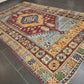 Orientteppich Antiker Handgeknüpfter Teppich Kasak old rug Sammlerstück 332x197cm