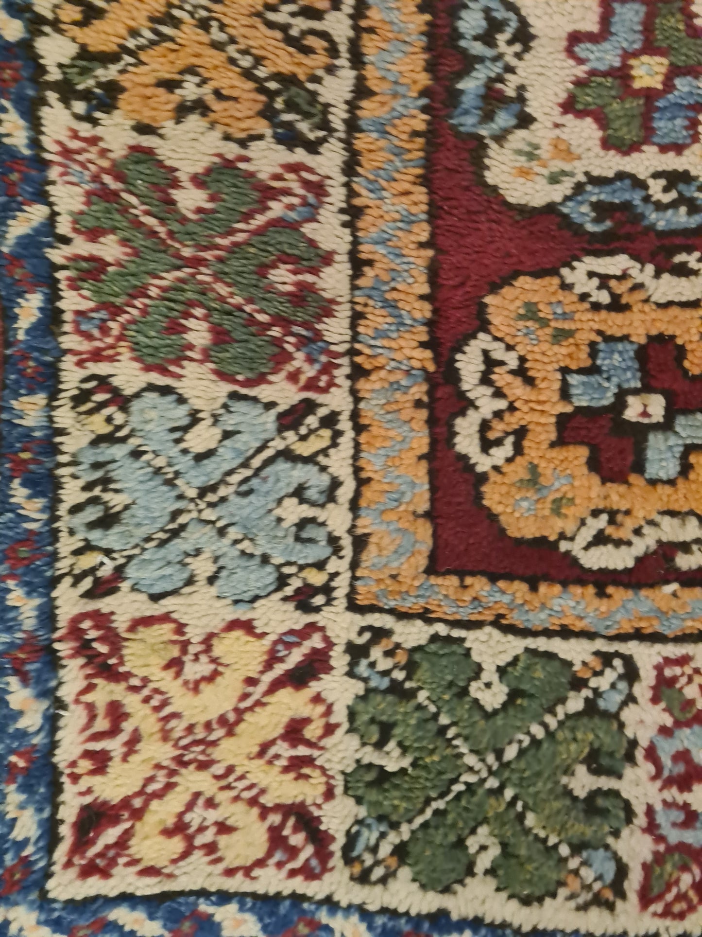 Orientteppich Antiker Handgeknüpfter Teppich Kasak old rug Sammlerstück 332x197cm