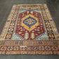 Orientteppich Antiker Handgeknüpfter Teppich Kasak old rug Sammlerstück 332x197cm