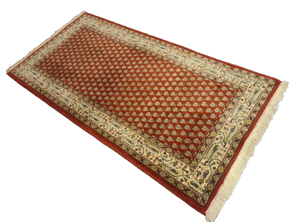 Perserteppich Orientteppich Teppich Handgeknüpfter Sarough Mir Teppich 146x73cm