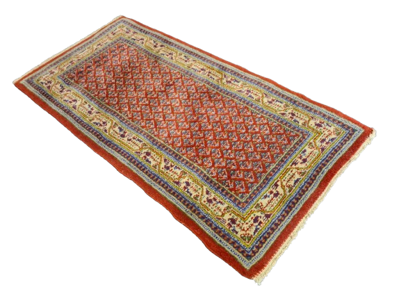 Perserteppich Orientteppich Handgeknüpfter Teppich Sarough Mir 133x68cm