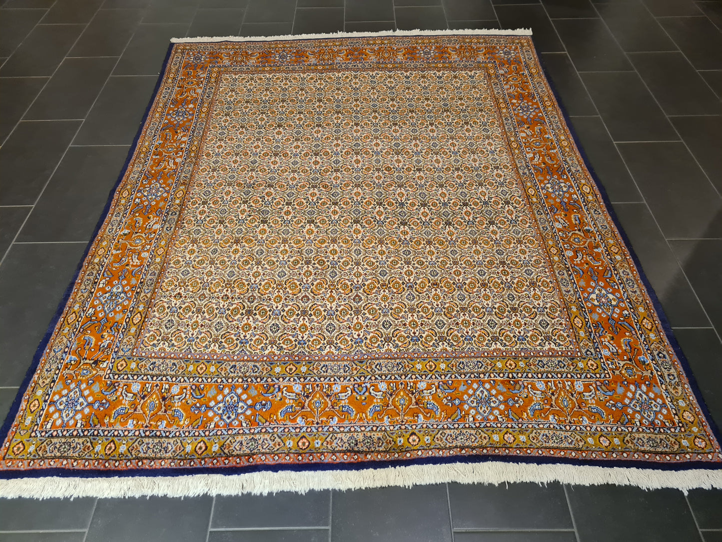 Perserteppich Orientteppich Handgeknüpfter Teppich Moud fein 248x200cm