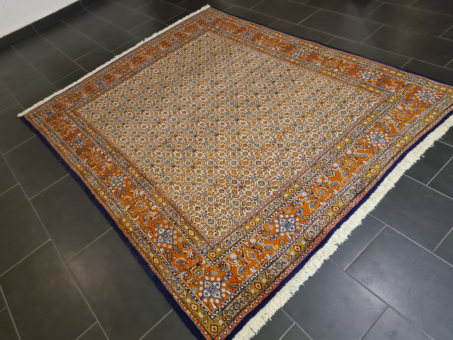 Perserteppich Orientteppich Handgeknüpfter Teppich Moud fein 248x200cm