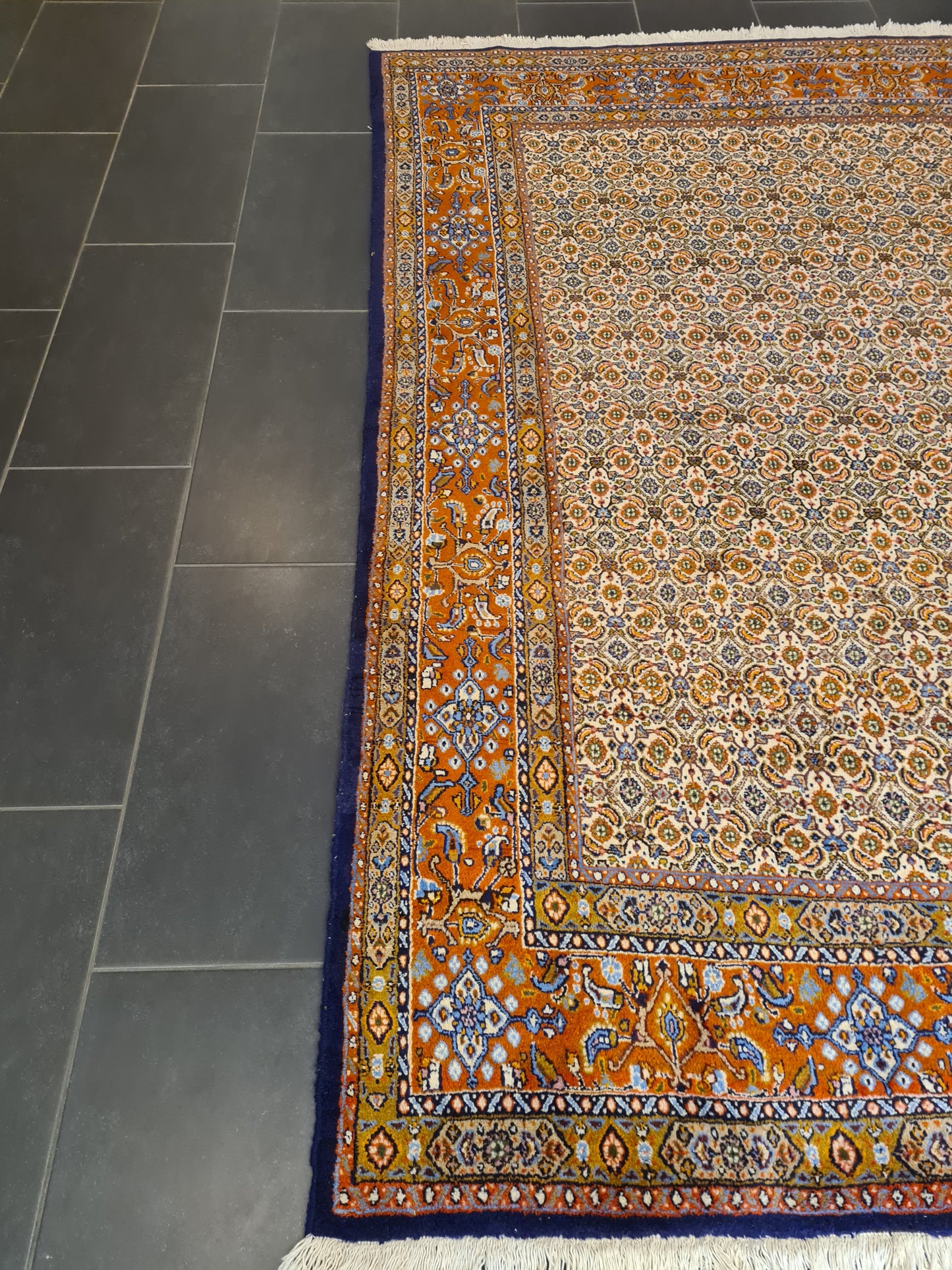 Perserteppich Orientteppich Handgeknüpfter Teppich Moud fein 248x200cm