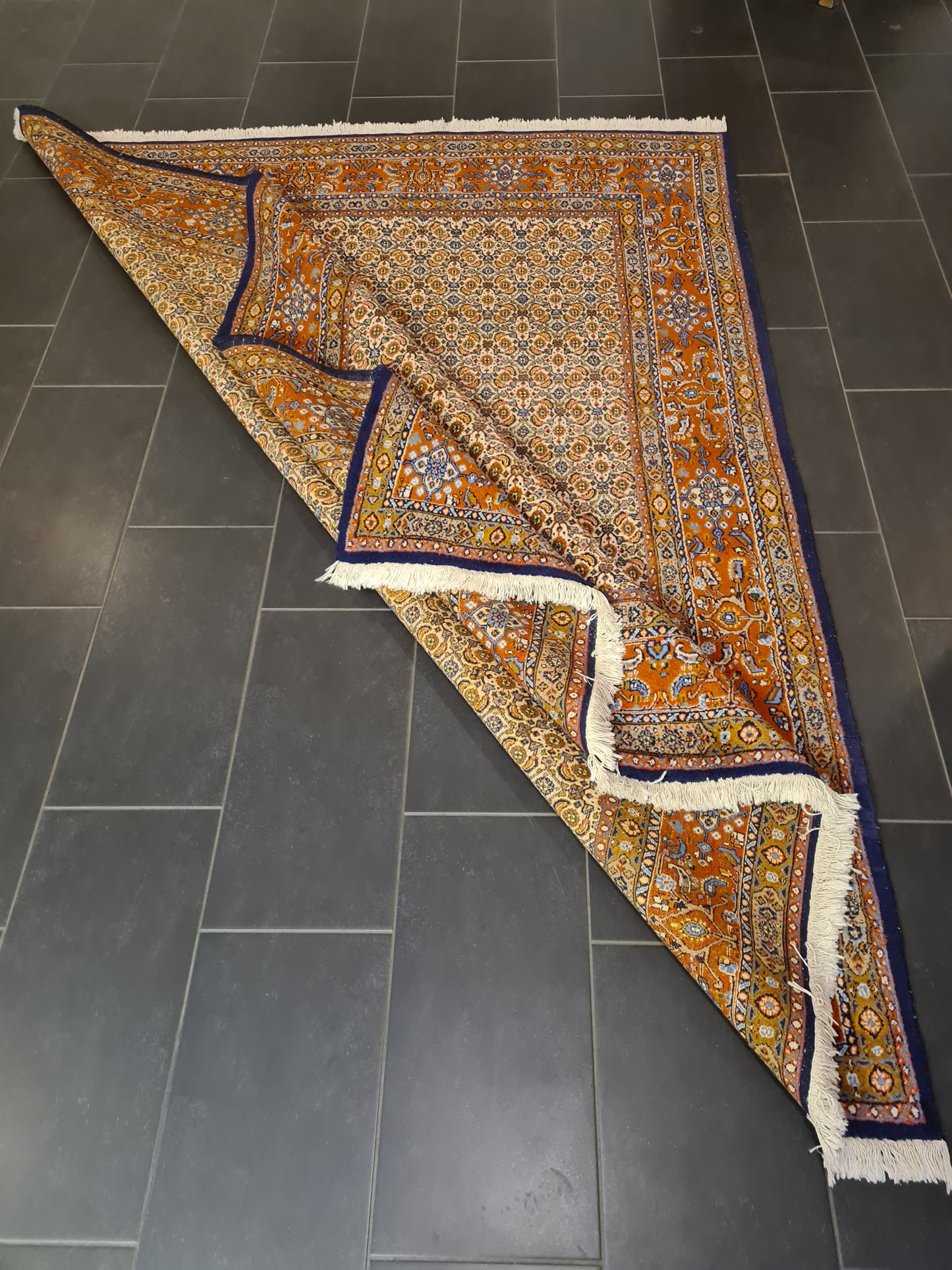 Perserteppich Orientteppich Handgeknüpfter Teppich Moud fein 248x200cm