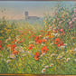 Detlef Rahn (geb. 1943) Ölgemälde Öl auf Leinwand Blumenwiese 74x84