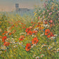 Detlef Rahn (geb. 1943) Ölgemälde Öl auf Leinwand Blumenwiese 74x84