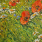 Detlef Rahn (geb. 1943) Ölgemälde Öl auf Leinwand Blumenwiese 74x84