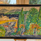 Ölgemälde Europäische Schule 20. Jhrd. Hafenszene 131x91 cm