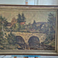 Ölgemälde Steinbrücke Europäische Schule 20. Jhrd. 52x45 cm