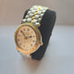 Seiko Herrenarmbanduhr mit Edelstahl-Gold-Look