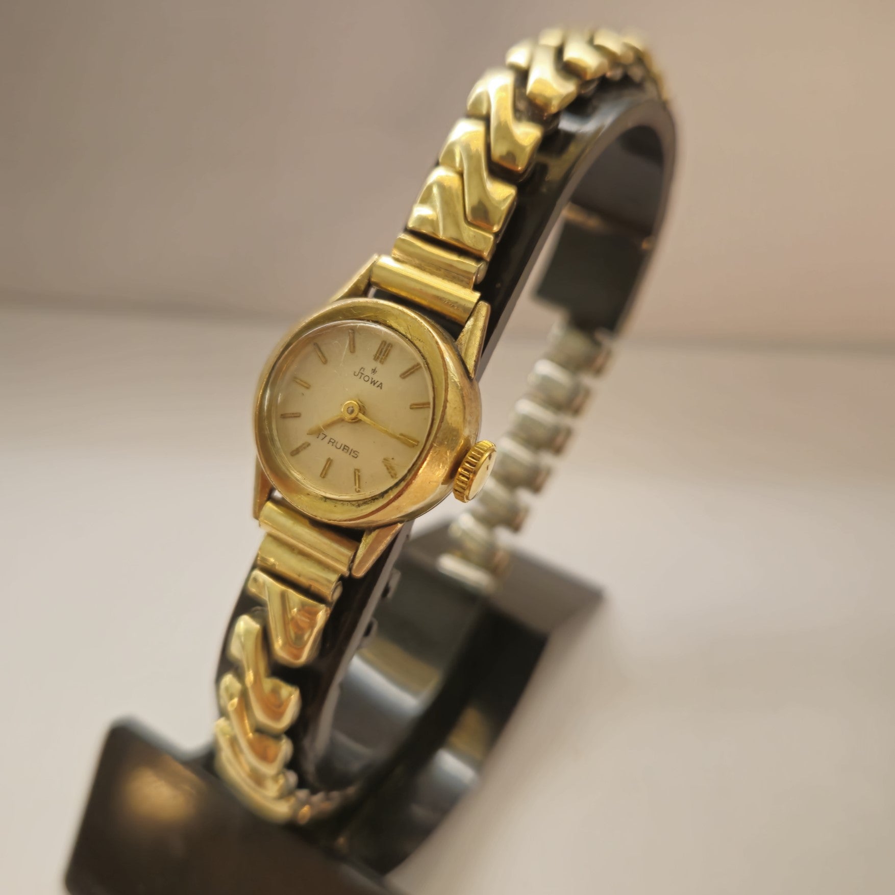 Gold Stowa Uhren Alt Vintage Gold-tone Meister Anker Watch