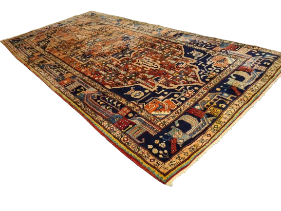 Perserteppich Orientteppich Handgeknüpfter Teppich Malaya antik 318x162cm