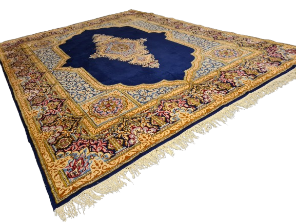 Perserteppich Orientteppich Handgeknüpfter Teppich Kirman Royal 375x275cm