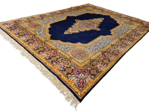 Perserteppich Orientteppich Handgeknüpfter Teppich Kirman Royal 375x275cm