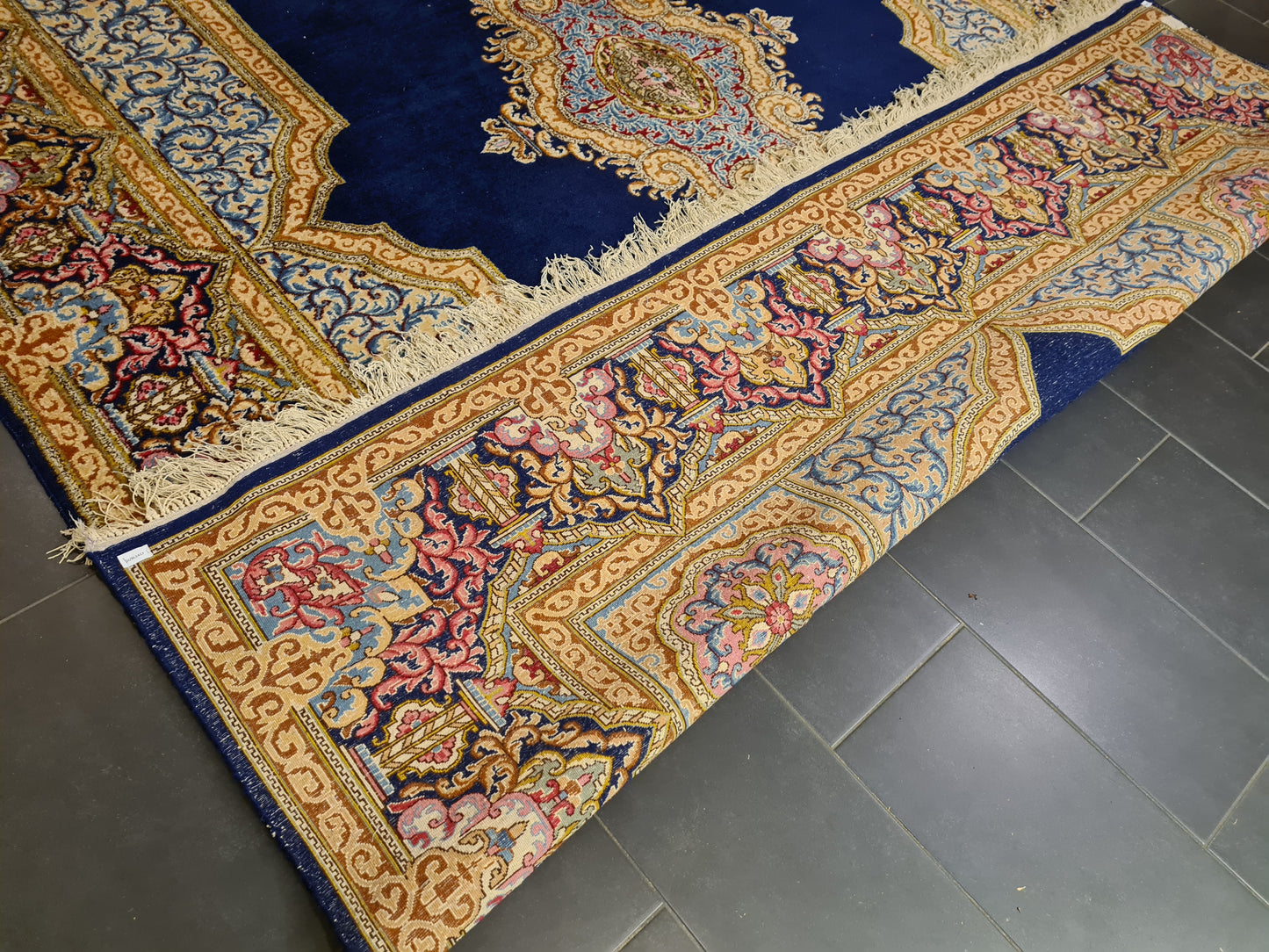 Perserteppich Orientteppich Handgeknüpfter Teppich Kirman Royal 375x275cm