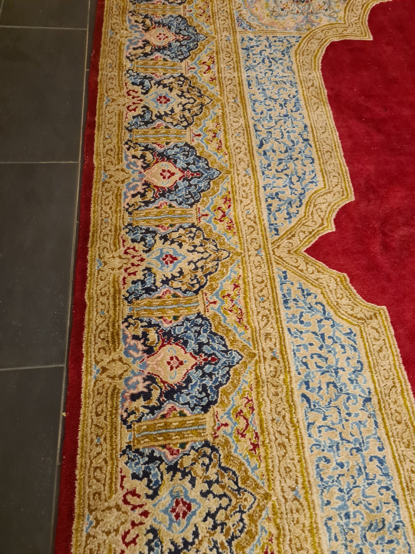 Perserteppich Orientteppich Handgeknüpfter Teppich Kirman 393x290cm