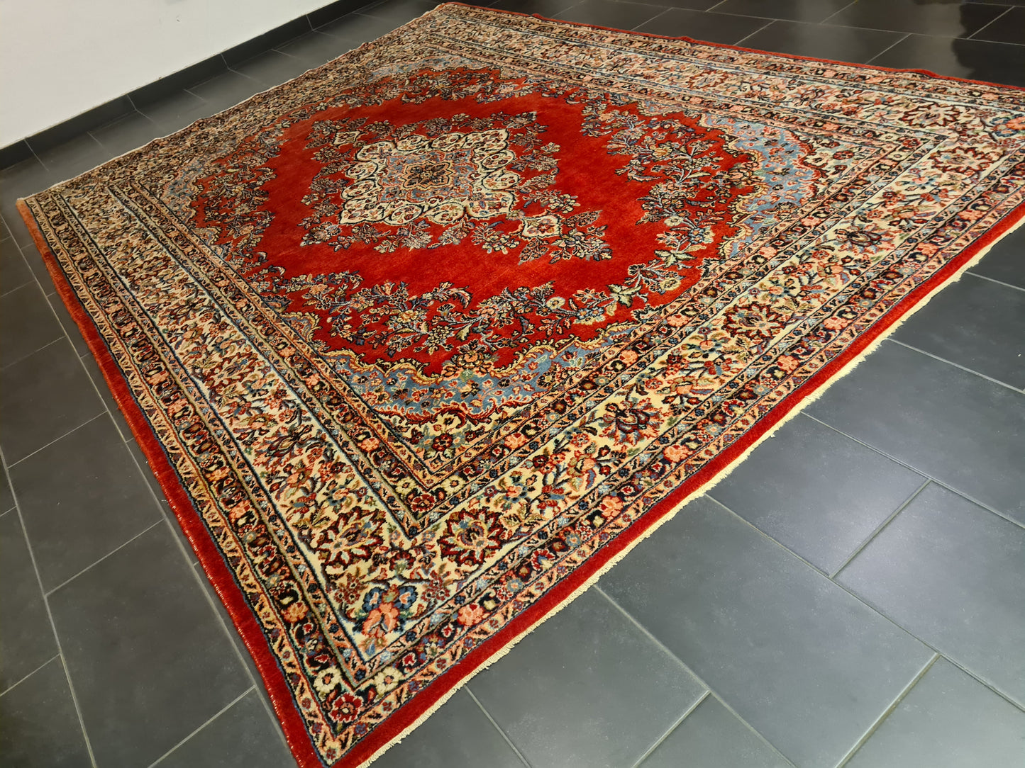 Perserteppich Orientteppich Handgeknüpfter Teppich Sarough Royal 360x270cm