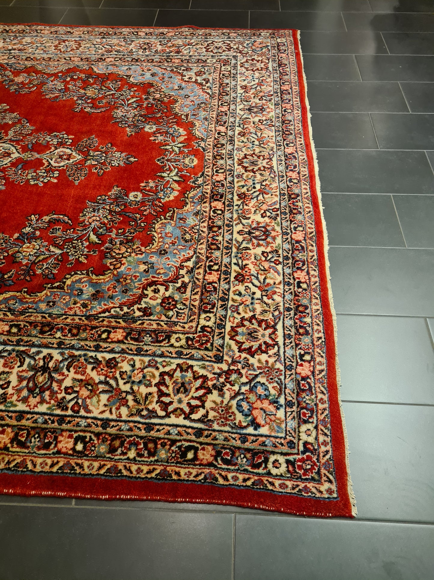 Perserteppich Orientteppich Handgeknüpfter Teppich Sarough Royal 360x270cm