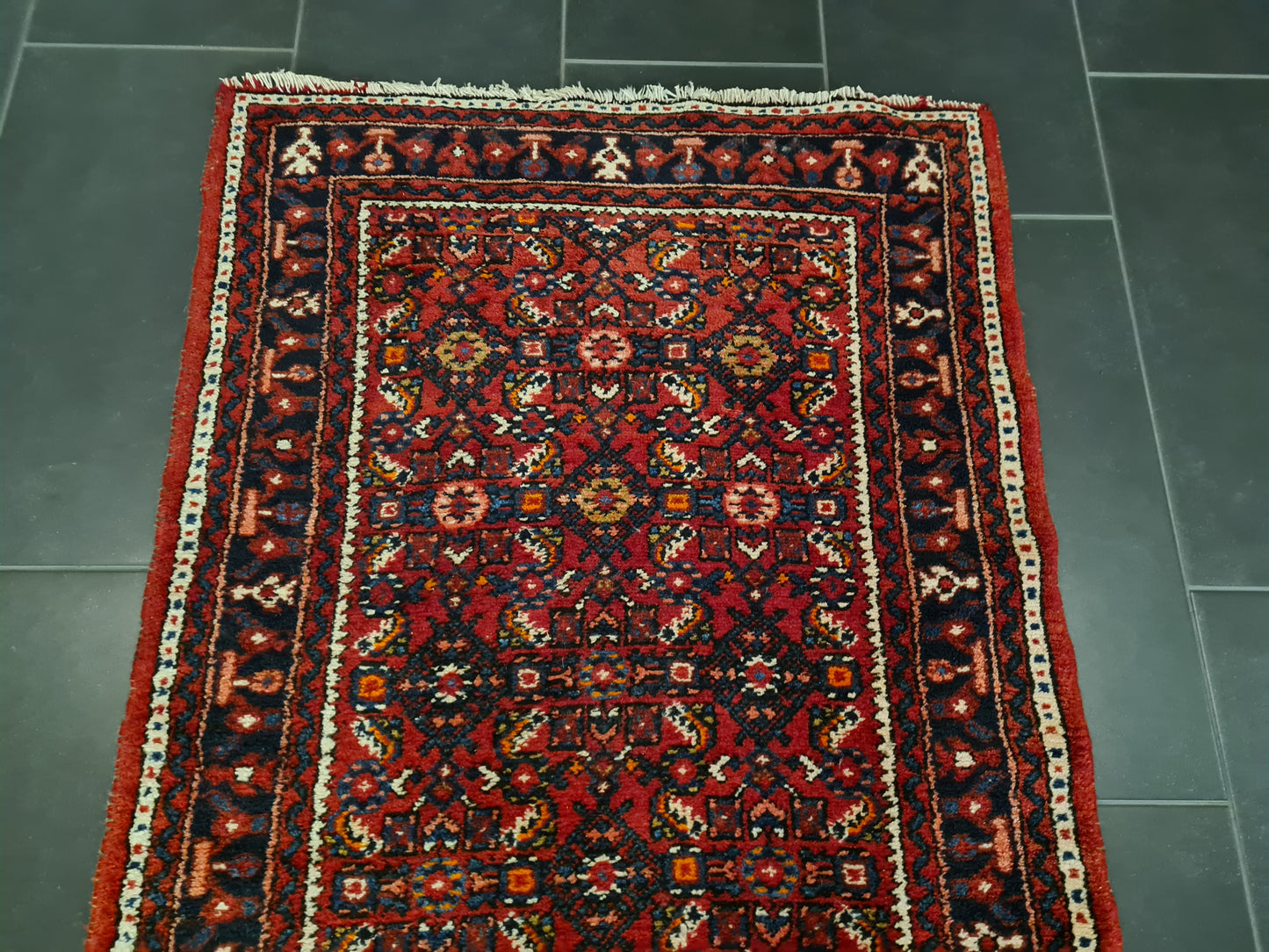 Perserteppich Orientteppich Handgeknüpfter Teppich Läufer Malaya 308x87cm