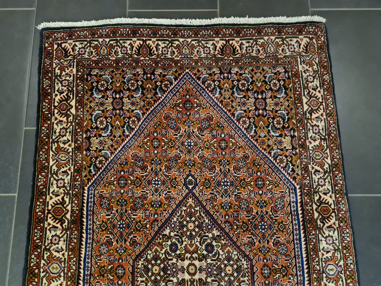 Perserteppich Orientteppich Handgeknüpfter Teppich Bidjar 156x94cm