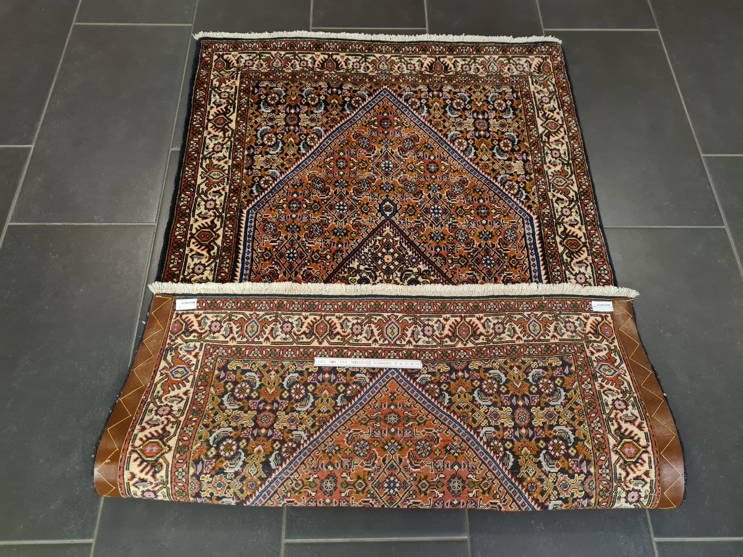 Perserteppich Orientteppich Handgeknüpfter Teppich Bidjar 156x94cm