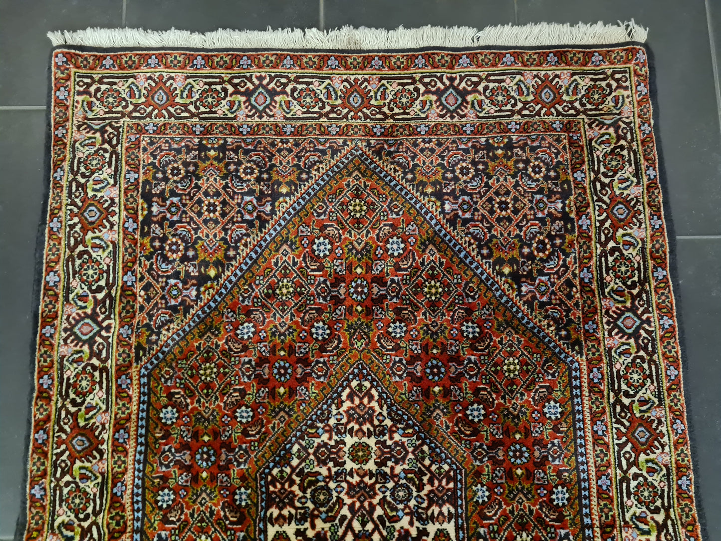 Perserteppich Orientteppich Handgeknüpfter Teppich Bidjar 143x91cm