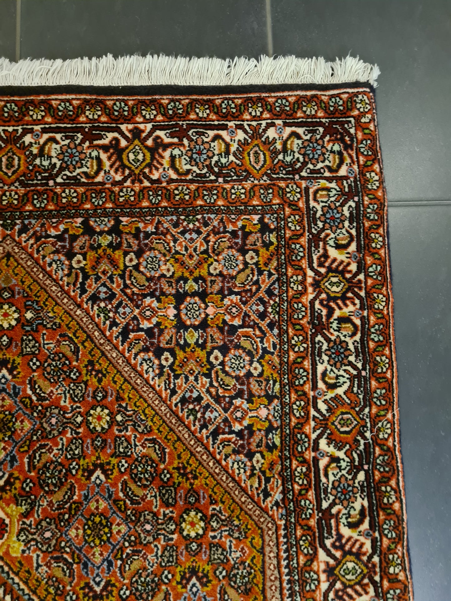 Perserteppich Orientteppich Handgeknüpfter Teppich Bidjar 150x87cm